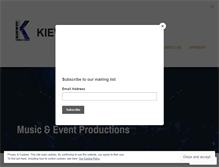 Tablet Screenshot of kiewitproductions.com